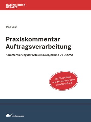 cover image of Praxiskommentar Auftragsverarbeitung